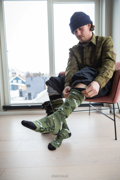 Freeride Sock Dakine Men Cascade Camo N882P587 Accessory