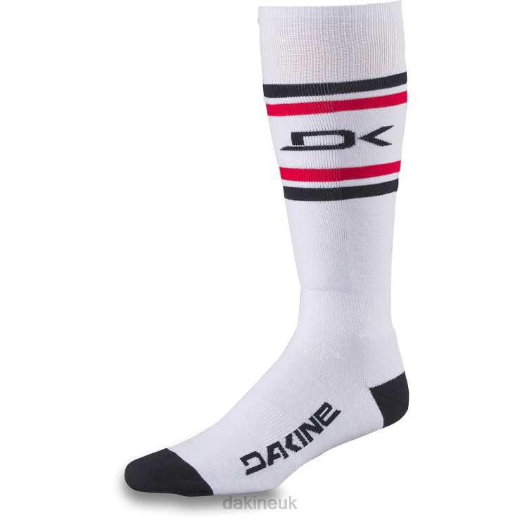 Freeride Sock Dakine Men White Stripe N882P585 Accessory