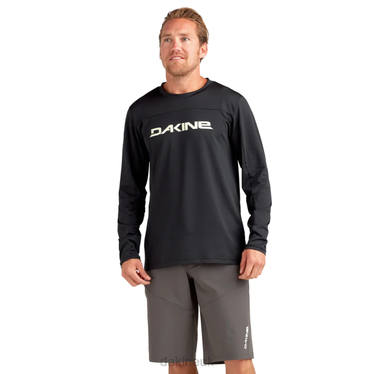 Syncline Long Sleeve Bike Jersey Dakine Men Black - 22 N882P149 Clothing