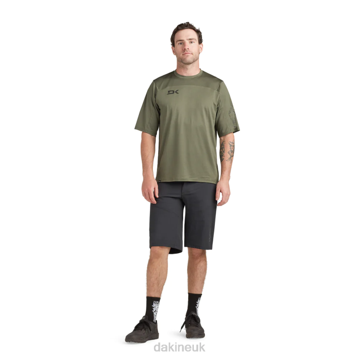 Syncline Short Sleeve Bike Jersey Dakine Men Canopee Green N882P132 Clothing