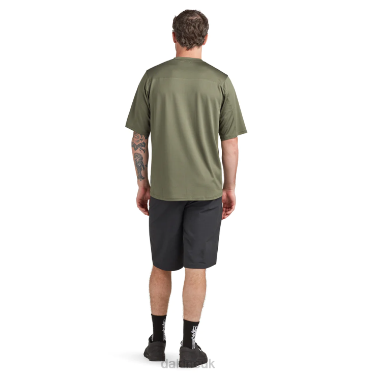 Syncline Short Sleeve Bike Jersey Dakine Men Canopee Green N882P132 Clothing