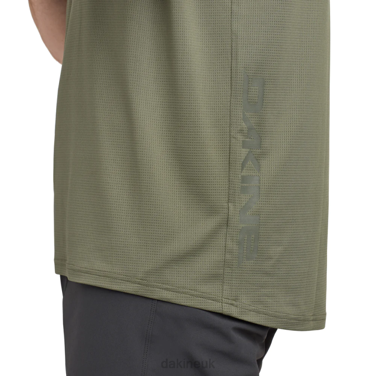 Syncline Short Sleeve Bike Jersey Dakine Men Canopee Green N882P132 Clothing