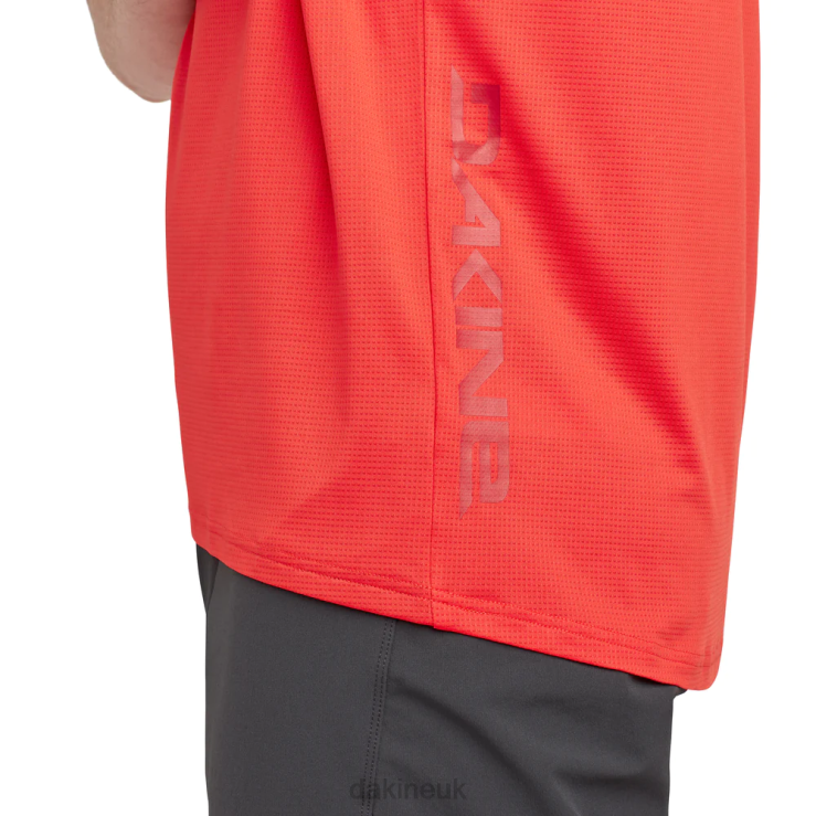 Syncline Short Sleeve Bike Jersey Dakine Men Rippin Red N882P133 Clothing