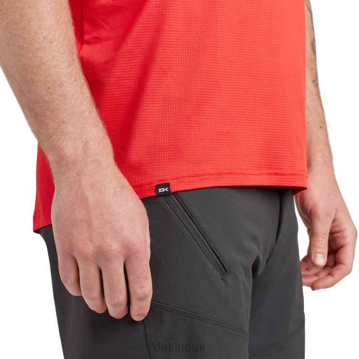 Syncline Short Sleeve Bike Jersey Dakine Men Rippin Red N882P133 Clothing
