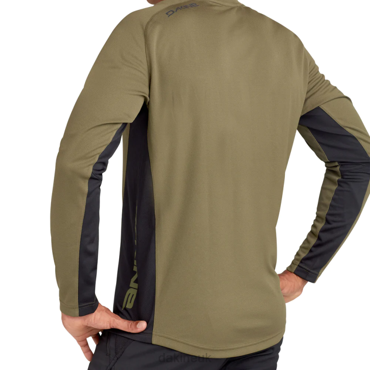 Thrillium Long Sleeve Bike Jersey Dakine Men Olive N882P153 Clothing