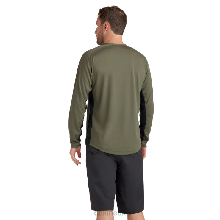 Thrillium Long Sleeve Bike Jersey Dakine Men Peat Green N882P150 Clothing