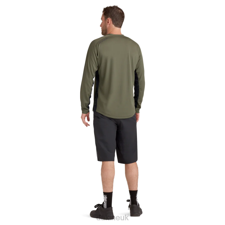 Thrillium Long Sleeve Bike Jersey Dakine Men Peat Green N882P150 Clothing