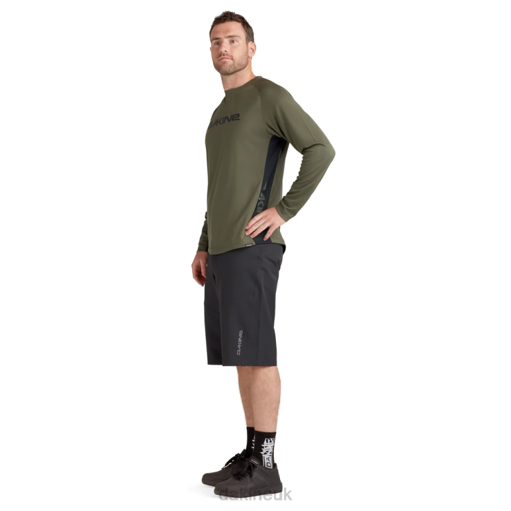 Thrillium Long Sleeve Bike Jersey Dakine Men Peat Green N882P150 Clothing