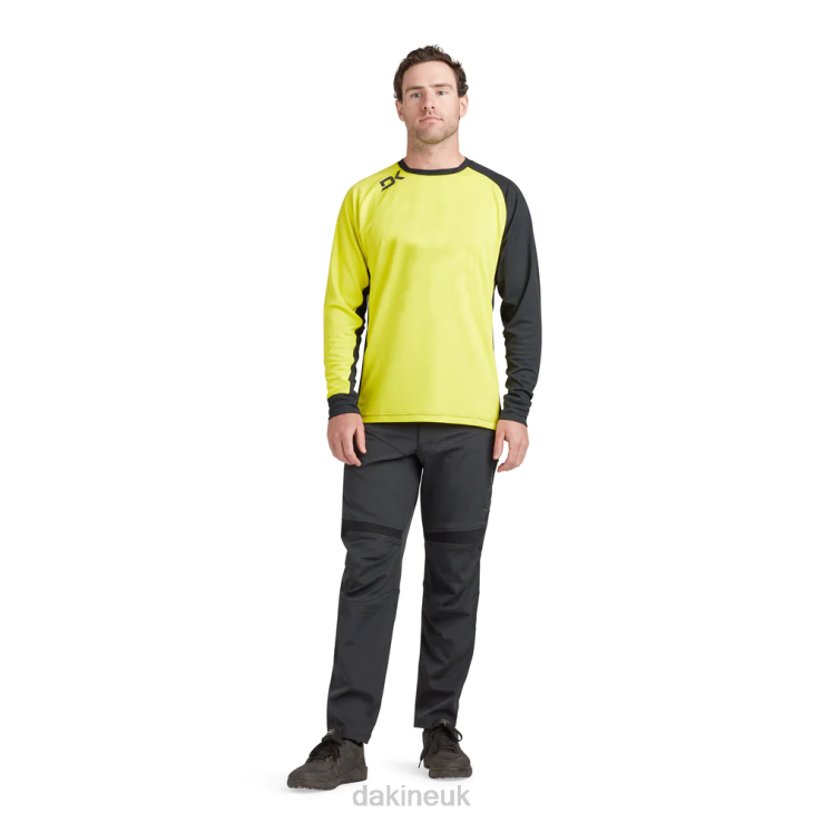Thrillium Long Sleeve Bike Jersey Dakine Men Stellar Yeller N882P155 Clothing