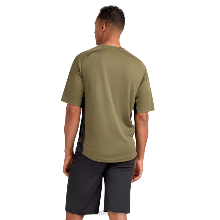 Thrillium Short Sleeve Bike Jersey Dakine Men Olive N882P168 Clothing