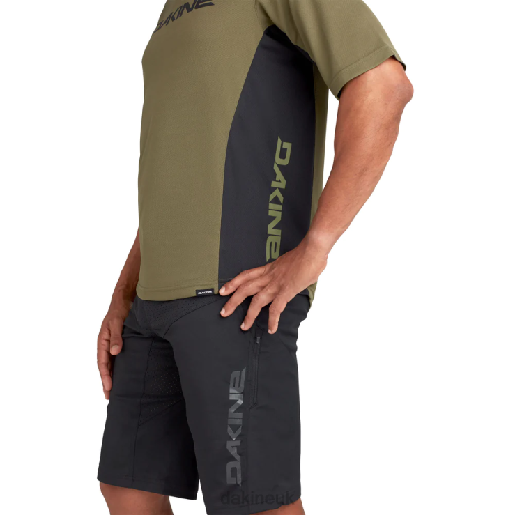 Thrillium Short Sleeve Bike Jersey Dakine Men Olive N882P168 Clothing