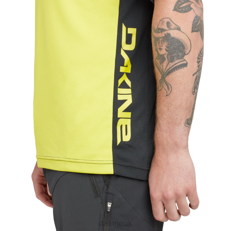 Thrillium Short Sleeve Bike Jersey Dakine Men Stellar Yeller N882P164 Clothing