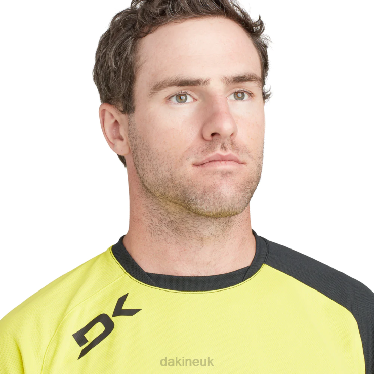 Thrillium Short Sleeve Bike Jersey Dakine Men Stellar Yeller N882P164 Clothing