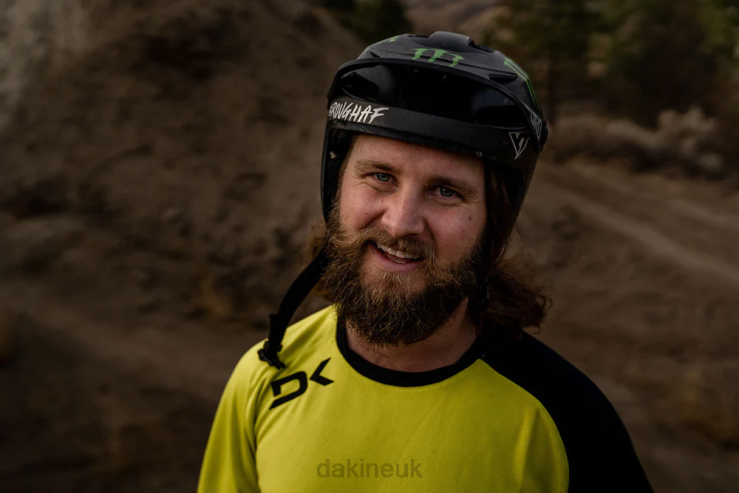 Thrillium Short Sleeve Bike Jersey Dakine Men Stellar Yeller N882P164 Clothing