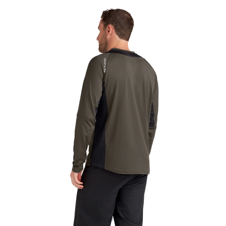 Vectra Long Sleeve Bike Jersey Dakine Men Peat Green N882P173 Clothing