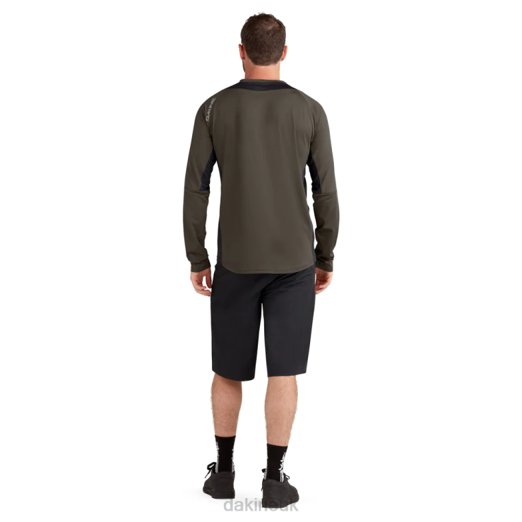 Vectra Long Sleeve Bike Jersey Dakine Men Peat Green N882P173 Clothing