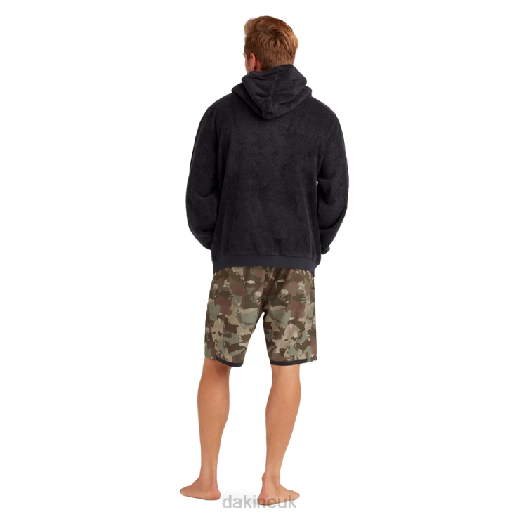 Apresurf Quickdry Toweling Hoodie Dakine Men Black N882P36 Clothing