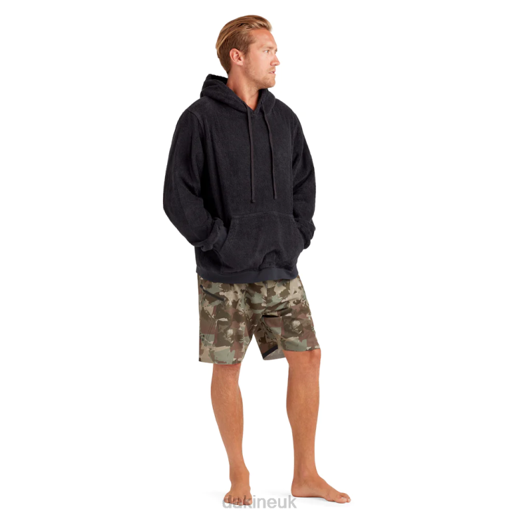 Apresurf Quickdry Toweling Hoodie Dakine Men Black N882P36 Clothing