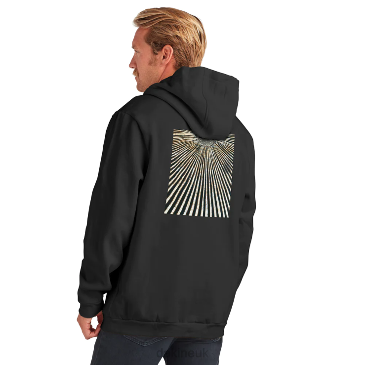 Dk Sending Sun Hoodie Dakine Men Black N882P50 Clothing