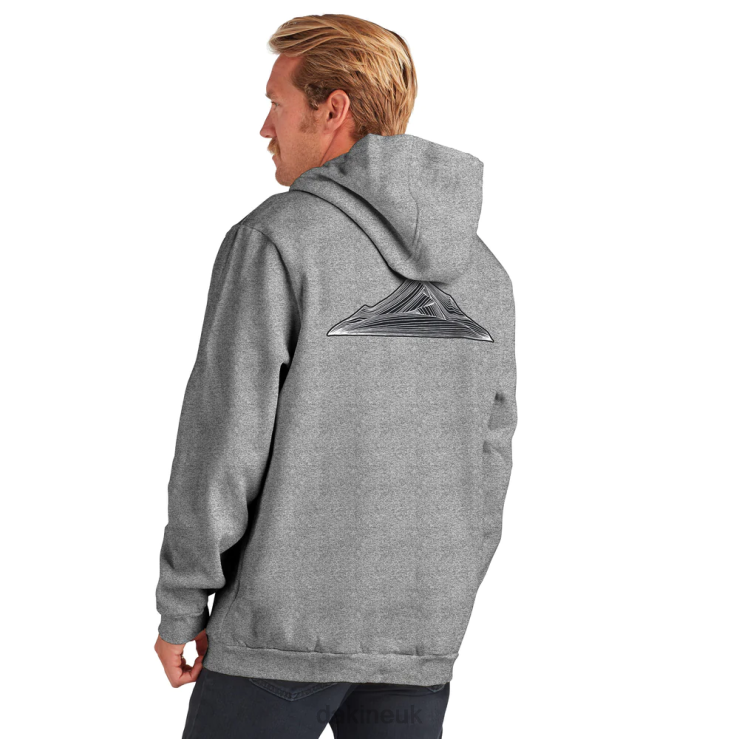 Pollard Hoodie Dakine Men Heather Grey N882P38 Clothing