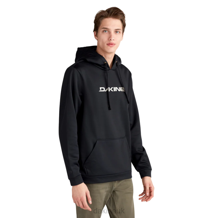 Rail Tech Fleece Hoodie Dakine Men Black N882P41 Clothing