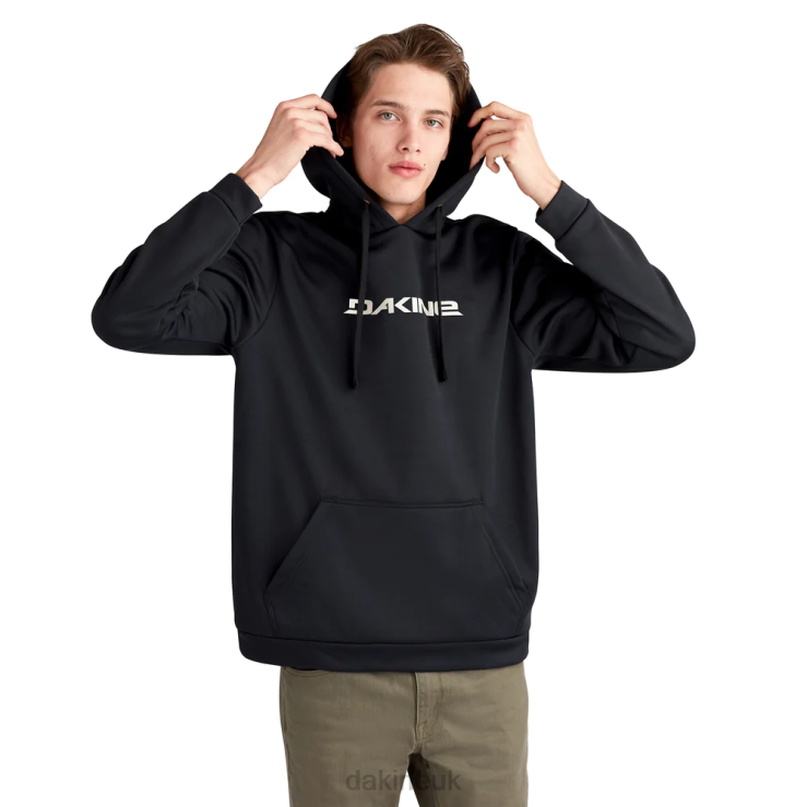 Rail Tech Fleece Hoodie Dakine Men Black N882P41 Clothing
