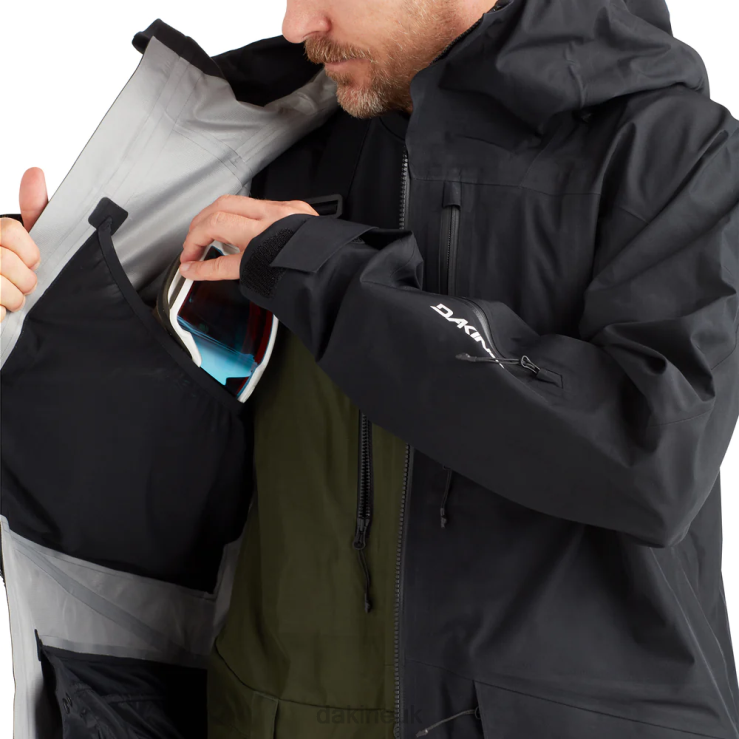 Stoker Gore-Tex 3L Jacket Dakine Men Black - W22 N882P7 Clothing