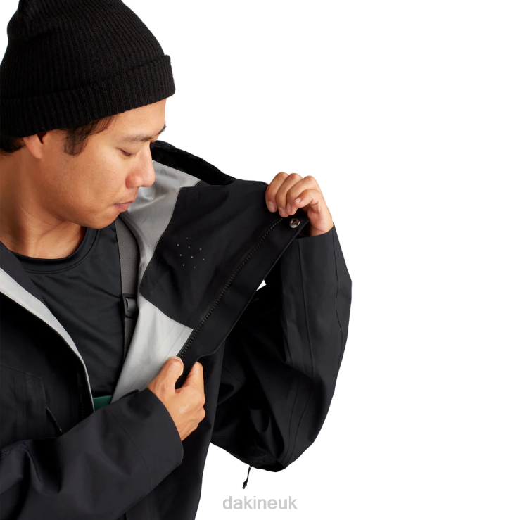 Stoker Gore-Tex 3L Jacket Dakine Men Black - W23 N882P6 Clothing