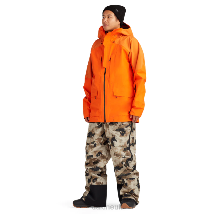 Stoker Gore-Tex 3L Jacket Dakine Men Flame Orange N882P1 Clothing