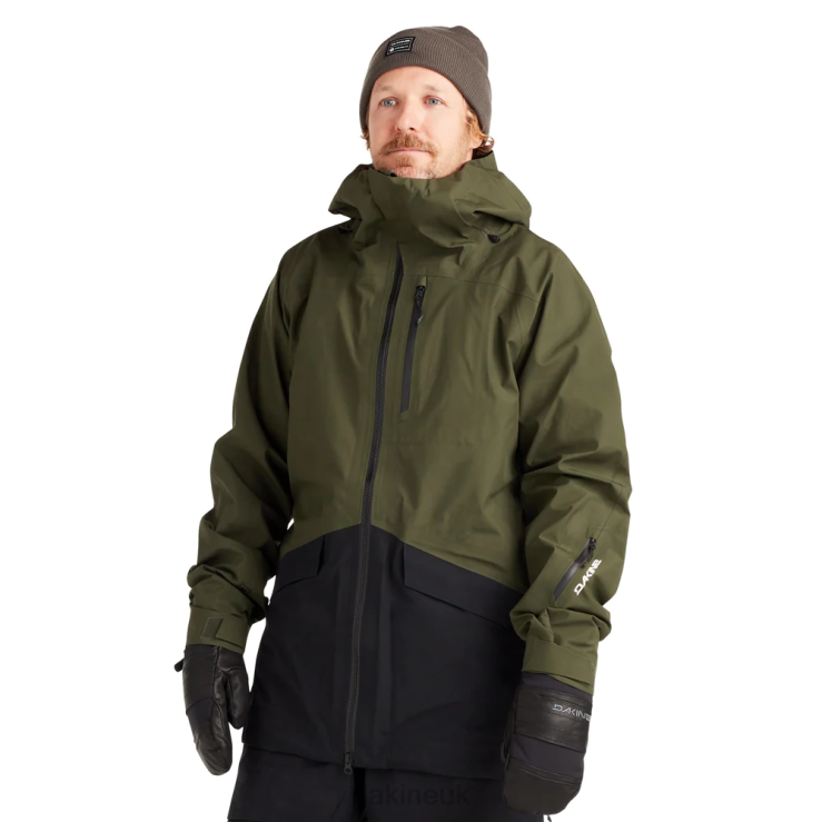 Stoker Gore-Tex 3L Jacket Dakine Men Peat Green N882P4 Clothing