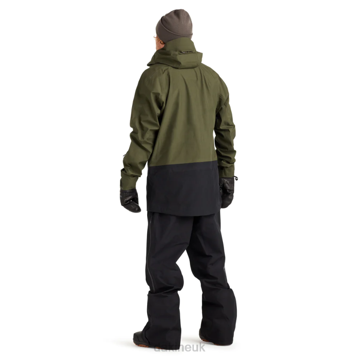Stoker Gore-Tex 3L Jacket Dakine Men Peat Green N882P4 Clothing