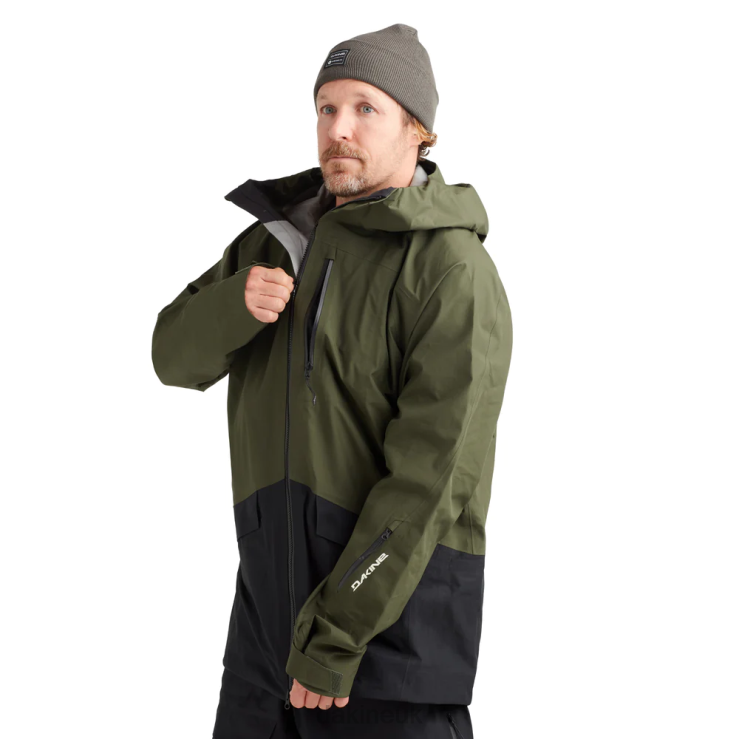 Stoker Gore-Tex 3L Jacket Dakine Men Peat Green N882P4 Clothing