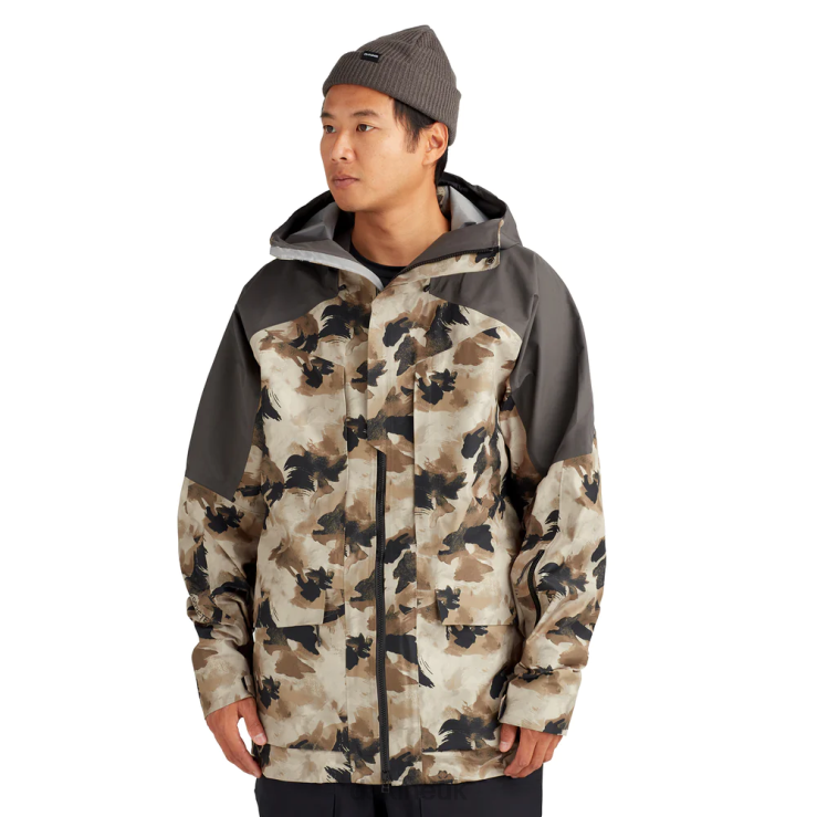 Stoker Gore-Tex 3L Jacket Dakine Men Terrain Camo N882P3 Clothing