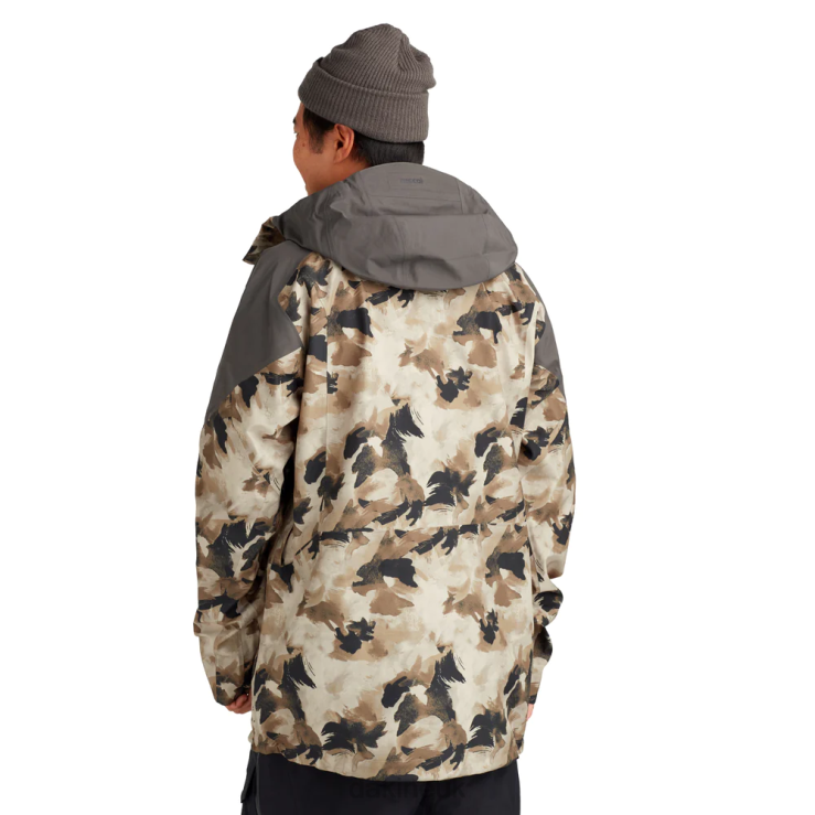 Stoker Gore-Tex 3L Jacket Dakine Men Terrain Camo N882P3 Clothing