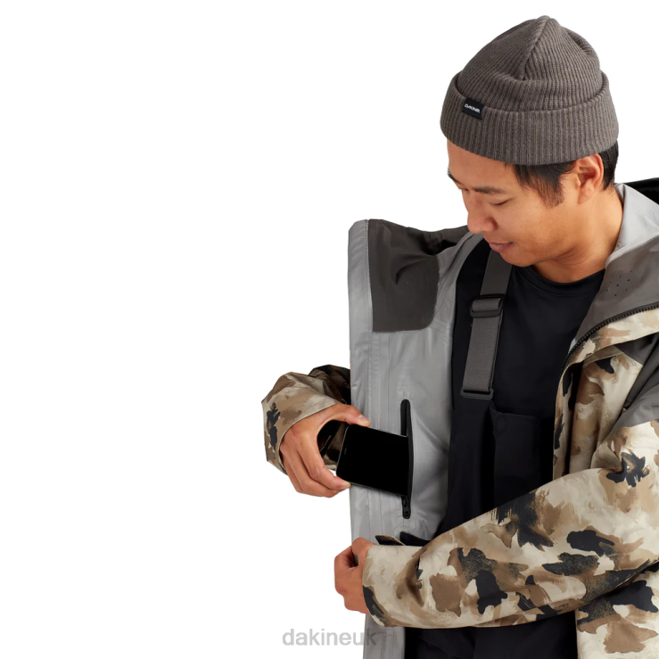 Stoker Gore-Tex 3L Jacket Dakine Men Terrain Camo N882P3 Clothing