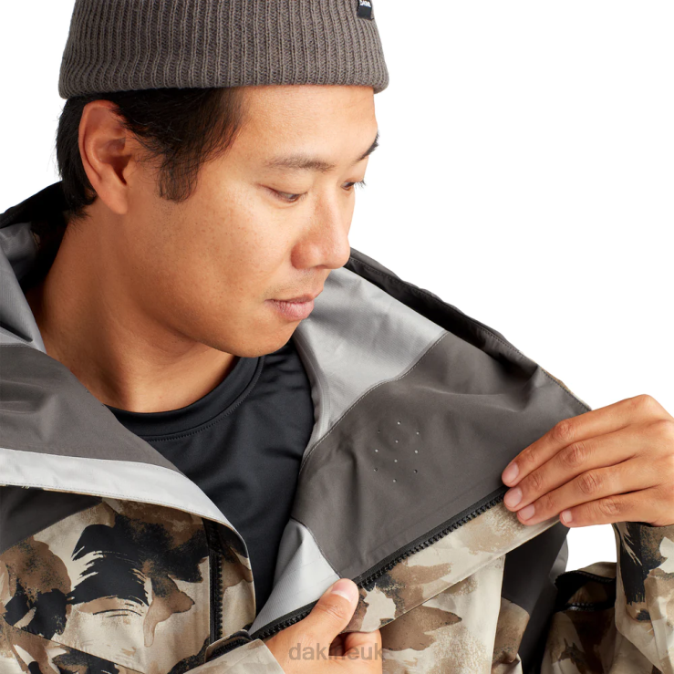 Stoker Gore-Tex 3L Jacket Dakine Men Terrain Camo N882P3 Clothing