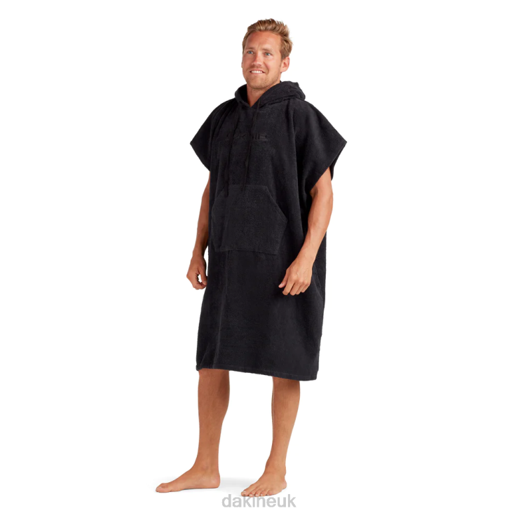 Apresurf Quickdry Toweling Poncho Dakine Men Black N882P296 Clothing