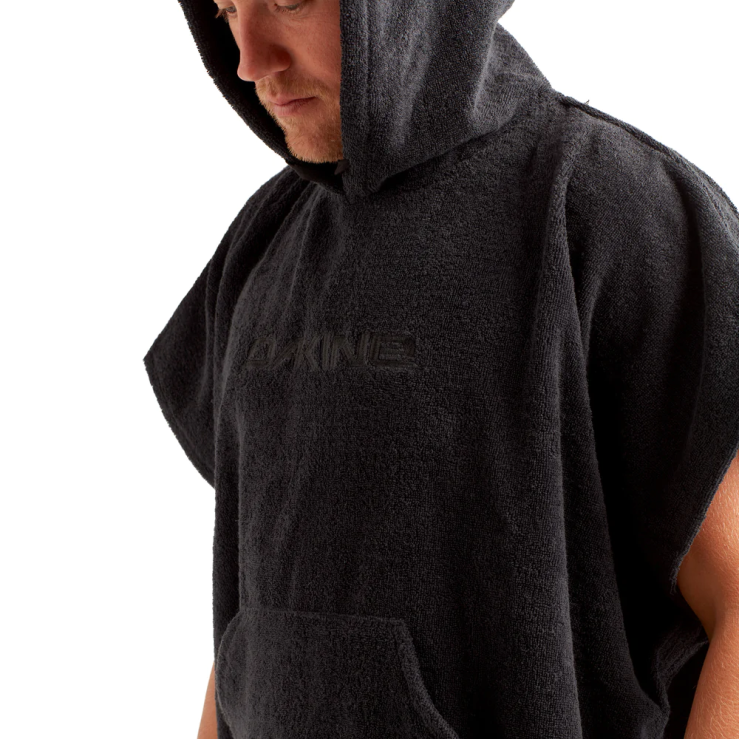 Apresurf Quickdry Toweling Poncho Dakine Men Black N882P296 Clothing