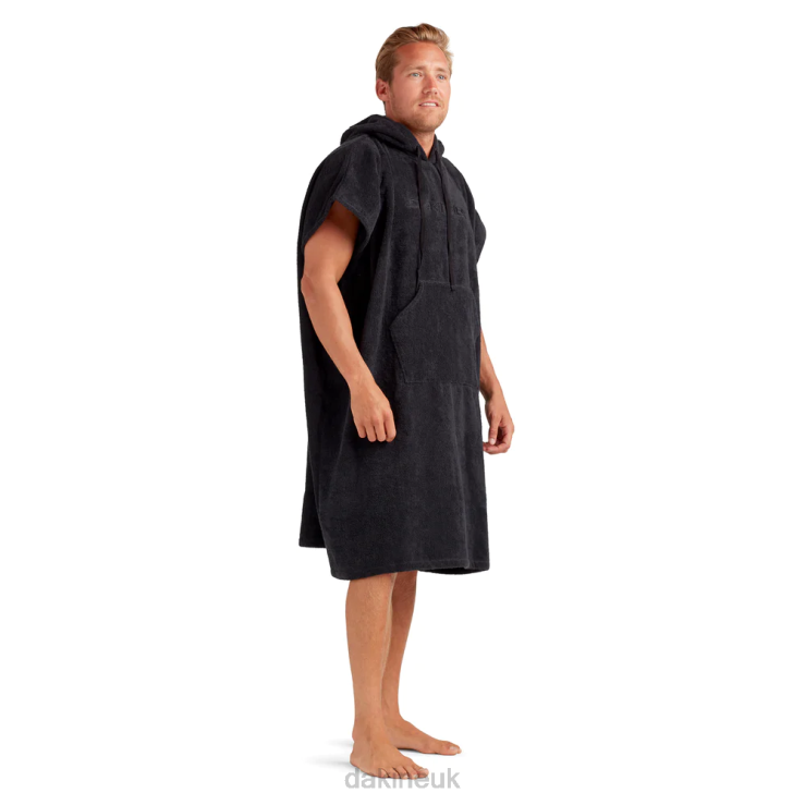 Apresurf Quickdry Toweling Poncho Dakine Men Black N882P296 Clothing