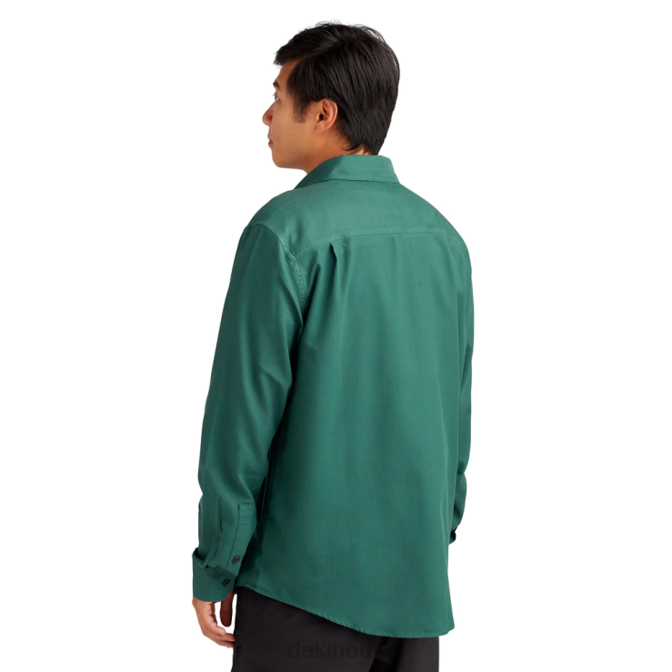 Charger Flannel Shirt Dakine Men Fir Green N882P58 Clothing