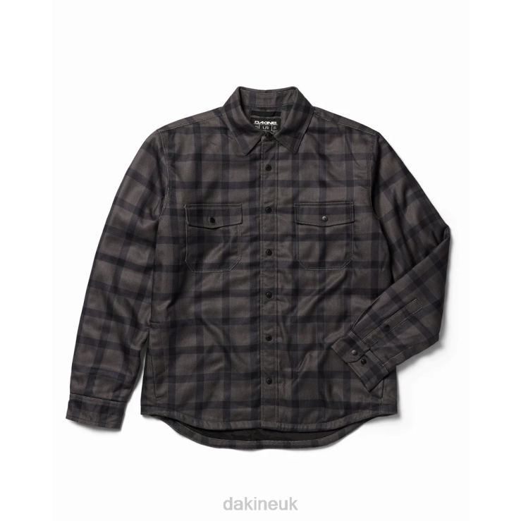 Charger Insulated Flannel Dakine Men Grey Plaid N882P61 Clothing