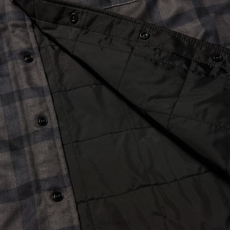 Charger Insulated Flannel Dakine Men Grey Plaid N882P61 Clothing