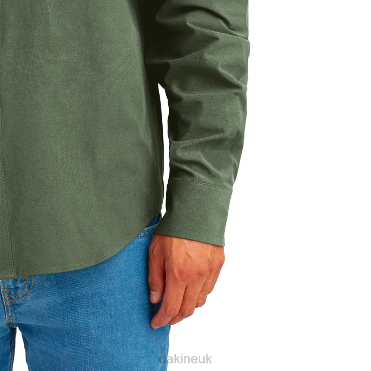 Leeward Button Down Long Sleeve Shirt Dakine Men Peat Green N882P66 Clothing