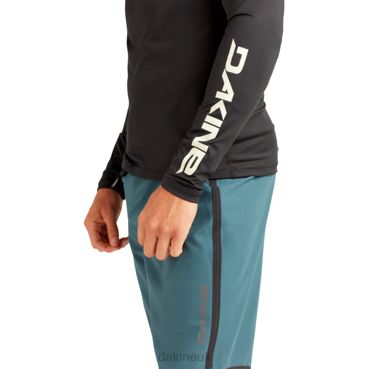 HD Snug Fit Long Sleeve Rashguard Crew Dakine Men Black - 22 N882P230 Clothing