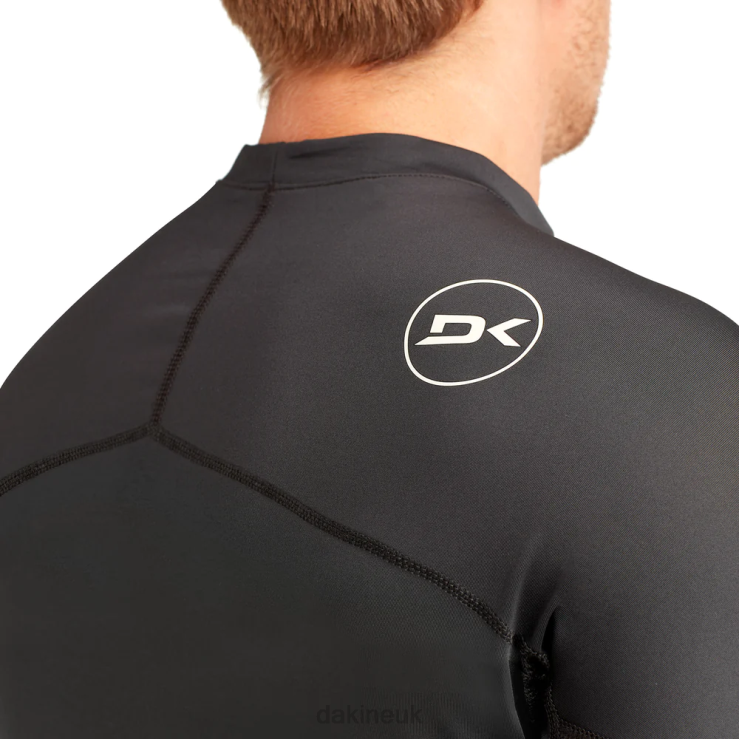 HD Snug Fit Long Sleeve Rashguard Crew Dakine Men Black - 22 N882P230 Clothing