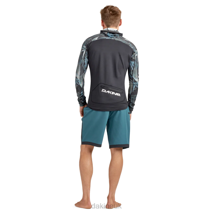 HD Snug Fit Long Sleeve Rashguard Hoodie Dakine Men Nahele Print N882P234 Clothing