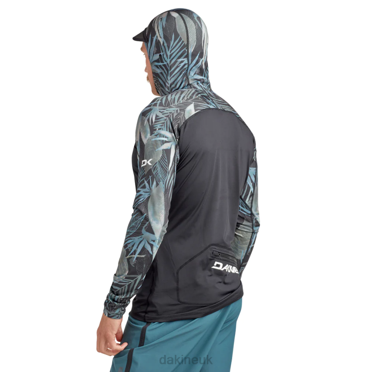 HD Snug Fit Long Sleeve Rashguard Hoodie Dakine Men Nahele Print N882P234 Clothing
