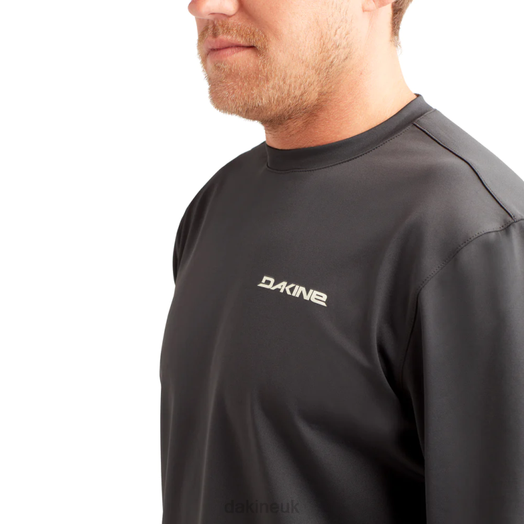 Mission Loose Fit Long Sleeve Rashguard Crew Dakine Men Black N882P244 Clothing