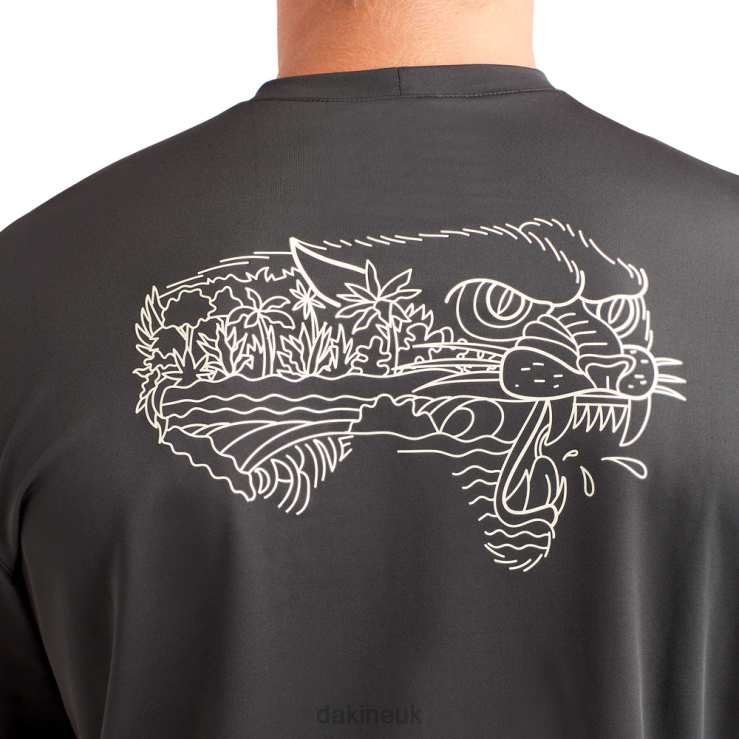 Mission Loose Fit Long Sleeve Rashguard Crew Dakine Men Black N882P244 Clothing