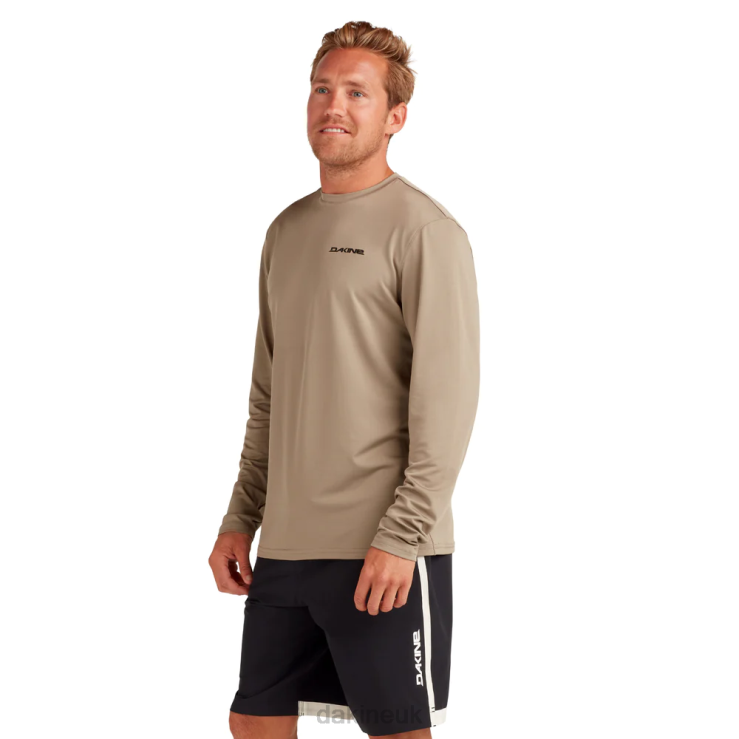 Mission Loose Fit Long Sleeve Rashguard Crew Dakine Men Terra Khaki N882P243 Clothing
